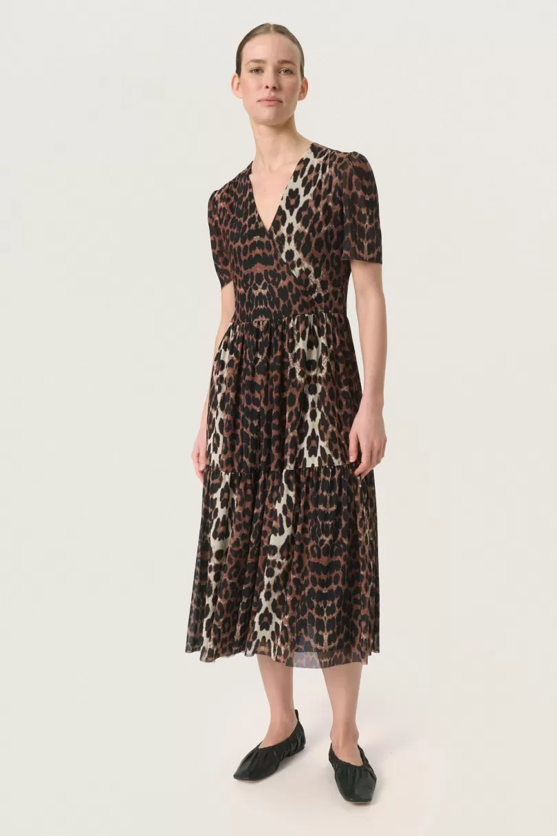 Soaked In Luxury Occasionwear | Klänningar-SLAldora Leopard Klänning