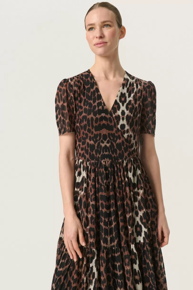 Soaked In Luxury Occasionwear | Klänningar-SLAldora Leopard Klänning