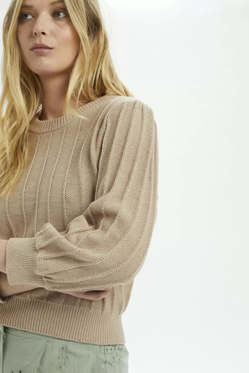 Soaked In Luxury Stickat-SLGunhild Pullover