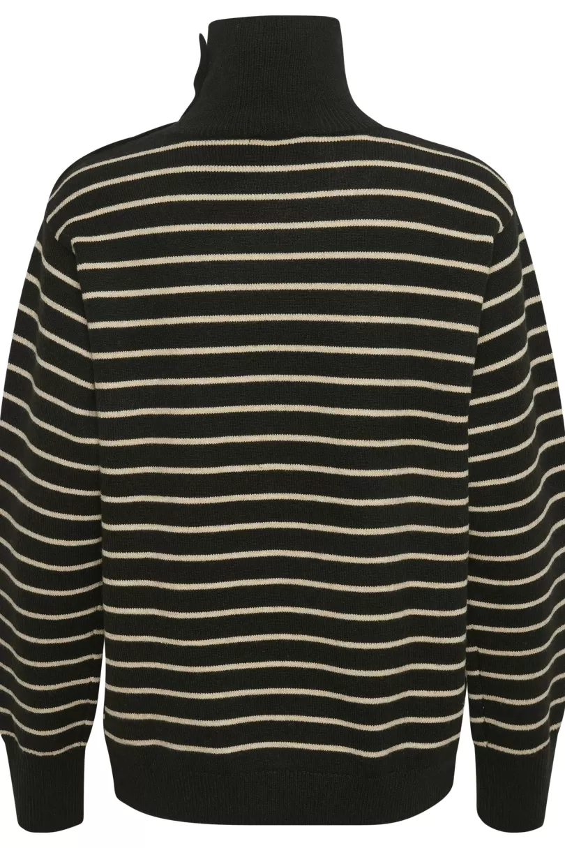 Soaked In Luxury Stickat-SLLyrica Stripe Pullover LS