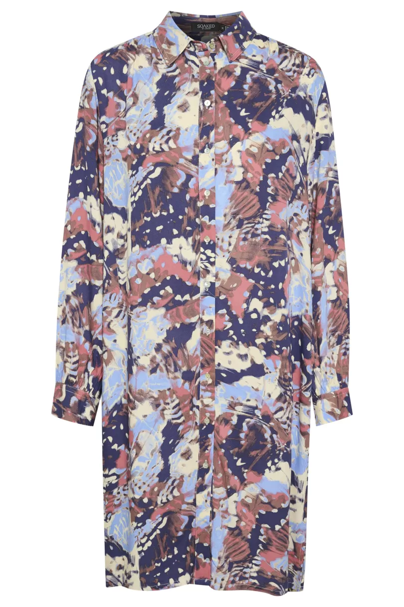 Soaked In Luxury Klänningar-SLMayana Shirt Dress LS